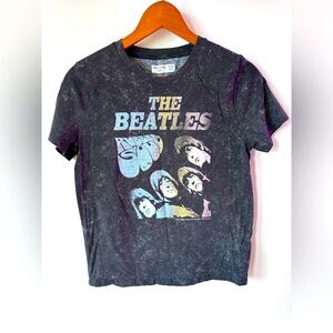 The Beatles Kids Black Graphic T-Shirt
